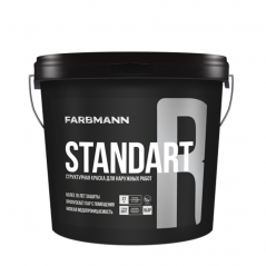 Фарба фасадна структурна Farbman Standart R, база LAP (9 л)
