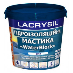Мастика гідроізоляційна акрилова супереластична Lacrysil (6 кг)