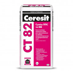 Клей для пенополистирола и минеральной ваты Ceresit CT 82 (25 кг)