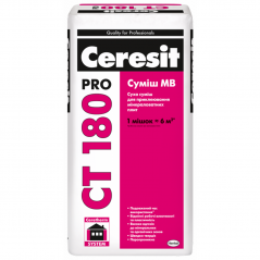 Клей для минеральной ваты Ceresit CT 180 PRO (27 кг) ЗИМА