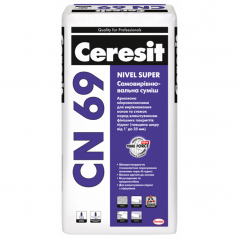 Самовыравнивающаяся смесь (3-15 мм) Ceresit CN-69 (25 кг)
