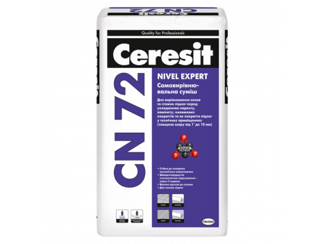 Самовыравнивающаяся смесь (2-10 мм) Ceresit CN-72 (25 кг)