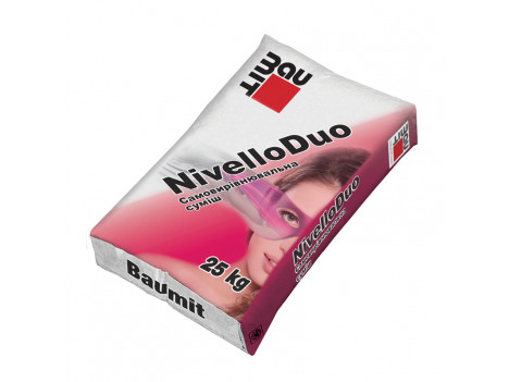 Самовыравнивающаяся смесь (2-20 мм) Baumit NivelloDuo (25 кг)
