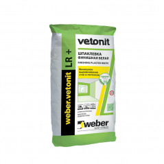 Шпаклівка фінішна Weber Vetonit LR+ (20 кг)