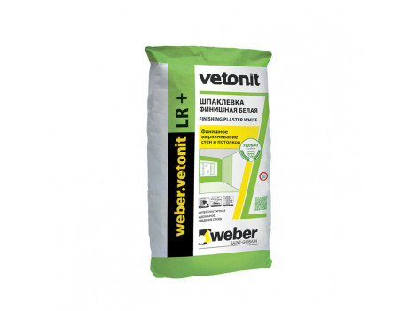 Шпаклевка финишная Weber Vetonit LR+ (22 кг)