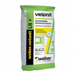 Шпаклівка фінішна Weber Vetonit LR+ (25 кг)
