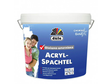 Шпаклевка финишная готовая Dufa Acryl Spachtel (8 кг)