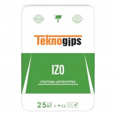 Шпаклівка гіпсова стартова Teknogips Izo (25 кг)