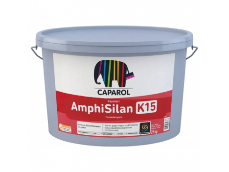 Штукатурка фасадна силіконова Caparol Amphisilan Fassadenputz K15 (25 кг) біла