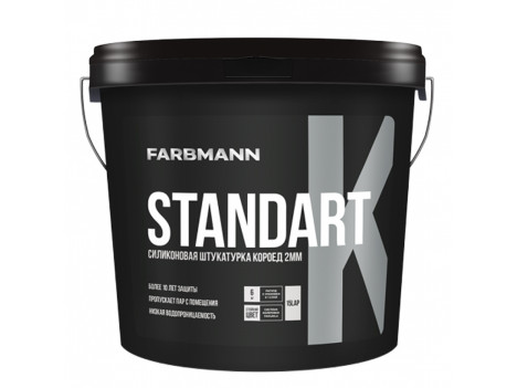 Декоративная штукатурка "короед" Farbman Standart K, база LАР (15 кг)