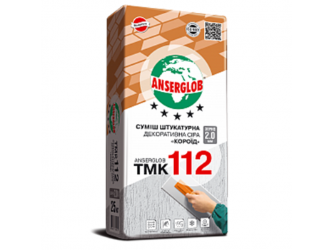 Декоративна штукатурка "короїд" 2 мм Anserglob TMK 112 (25 кг)