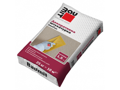 Декоративна штукатурка "баранець" 1,5 мм Baumit Edelputz (25 кг)