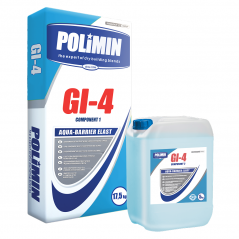 Гидроизоляционная смесь Polimin GI-4 двухкомпонентная эластичная
