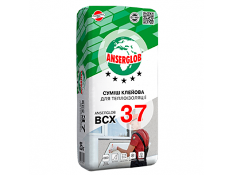 Клей для теплоизоляции Anserglob BCX 37 (25 кг)