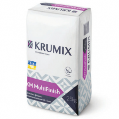 Шпаклевка гипсовая финишная KRUMIX MultiFinish (25 кг)