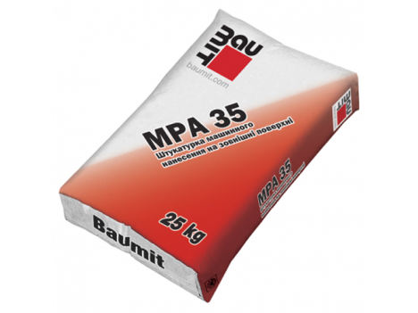 Штукатурка стартова Baumit MPA 35 для зовнішніх робіт (25 кг)