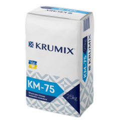 Штукатурка гипсовая машинная KRUMIX KM-75(25 кг)