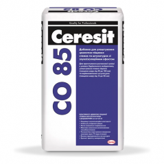 Добавка для стяжки звукоизоляционная Ceresit CO 85 (25 кг)