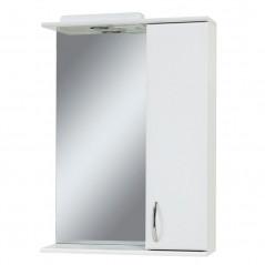 Зеркало в ванную Сансервис Стандарт Z-60 со шкафчиком, белое